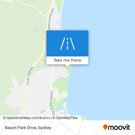 Beach Park Drive map
