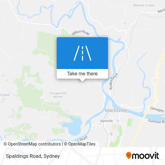 Spaldings Road map