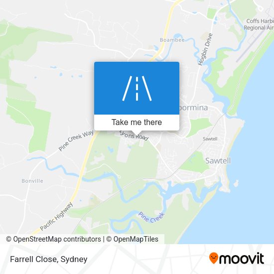 Farrell Close map