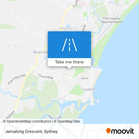 Jemalong Crescent map