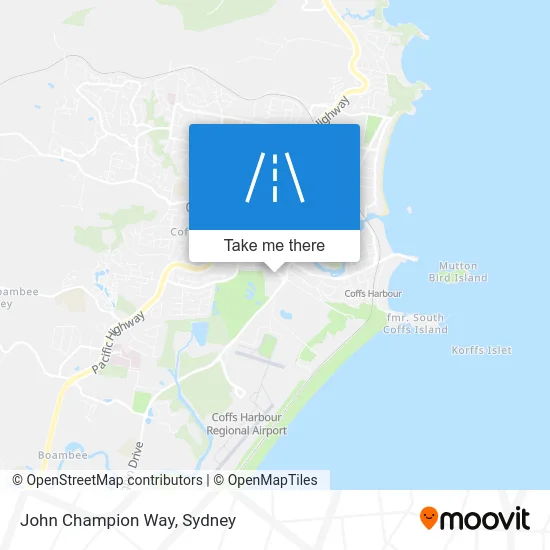 Mapa John Champion Way