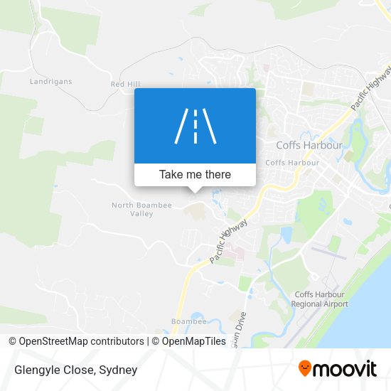 Glengyle Close map