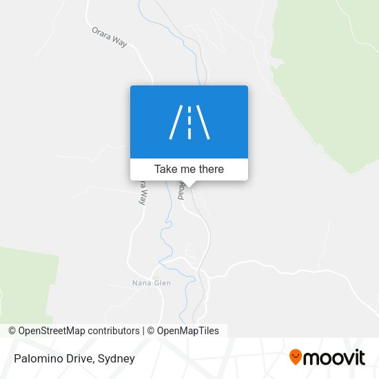 Palomino Drive map
