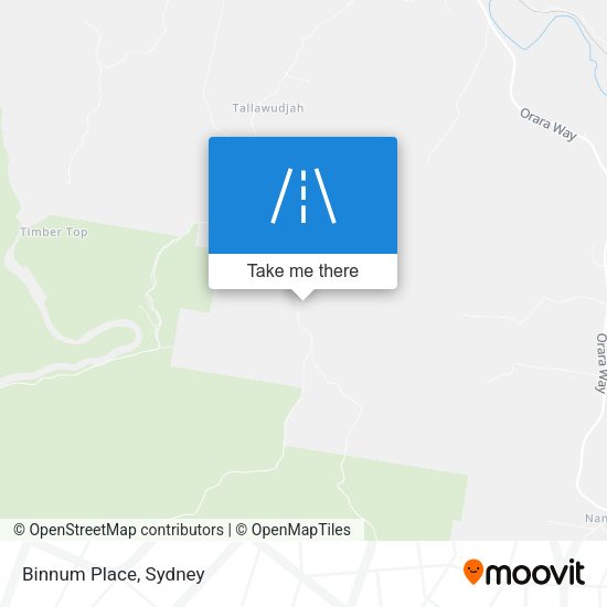 Binnum Place map