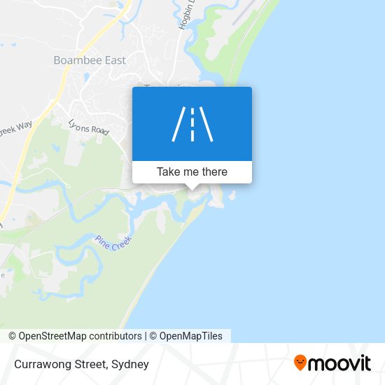 Currawong Street map