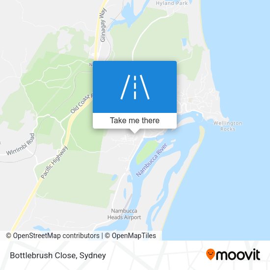 Bottlebrush Close map