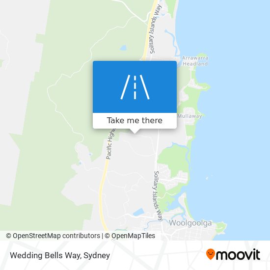 Wedding Bells Way map