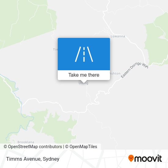 Timms Avenue map