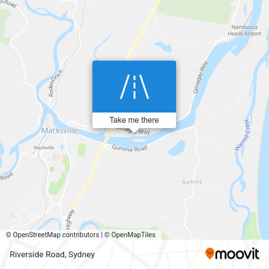 Riverside Road map