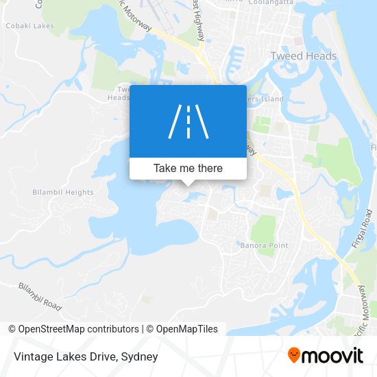 Vintage Lakes Drive map