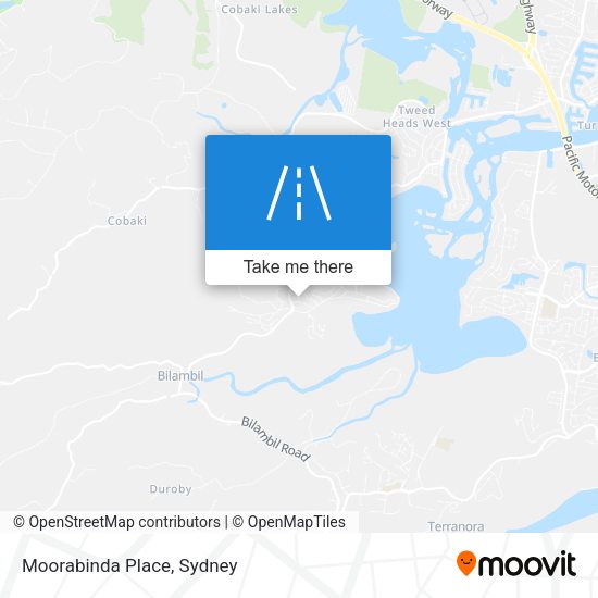 Moorabinda Place map