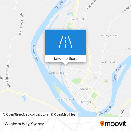 Waghorn Way map