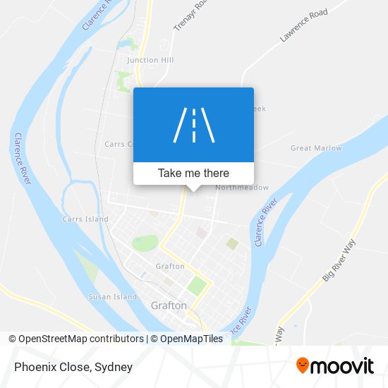 Phoenix Close map