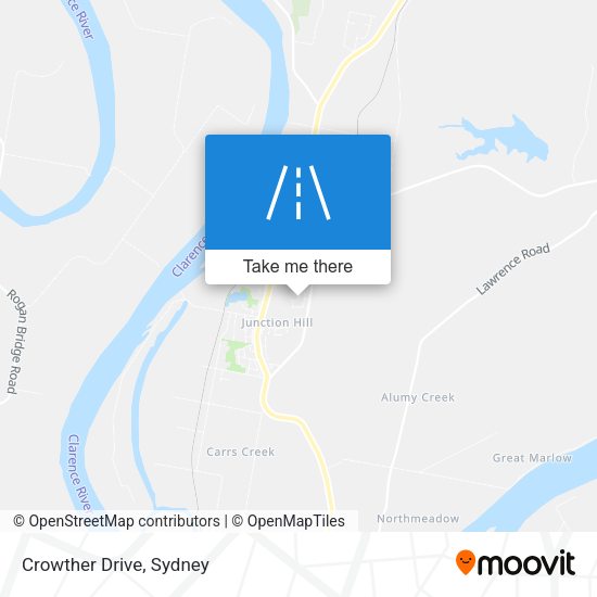 Crowther Drive map