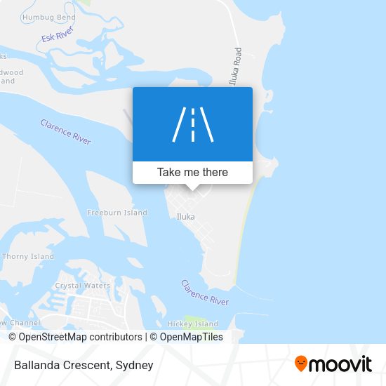 Ballanda Crescent map