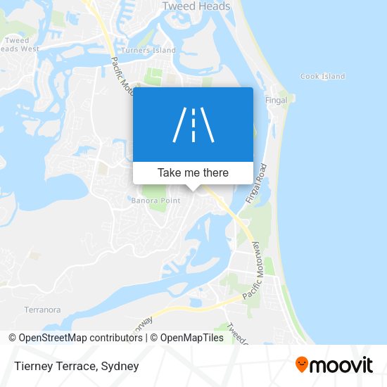 Tierney Terrace map