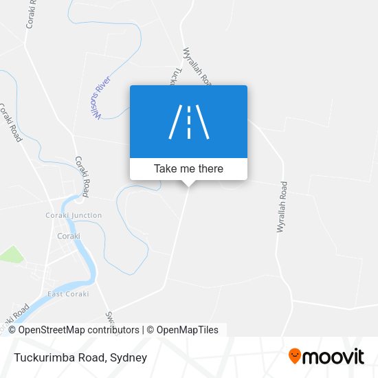 Tuckurimba Road map
