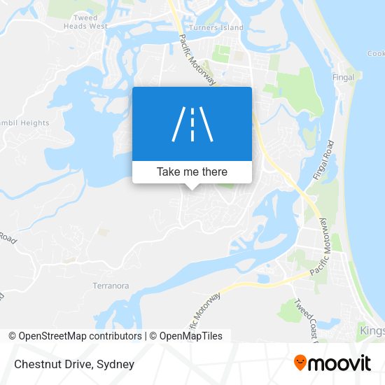 Chestnut Drive map