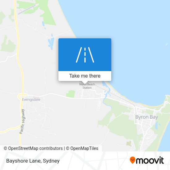 Bayshore Lane map