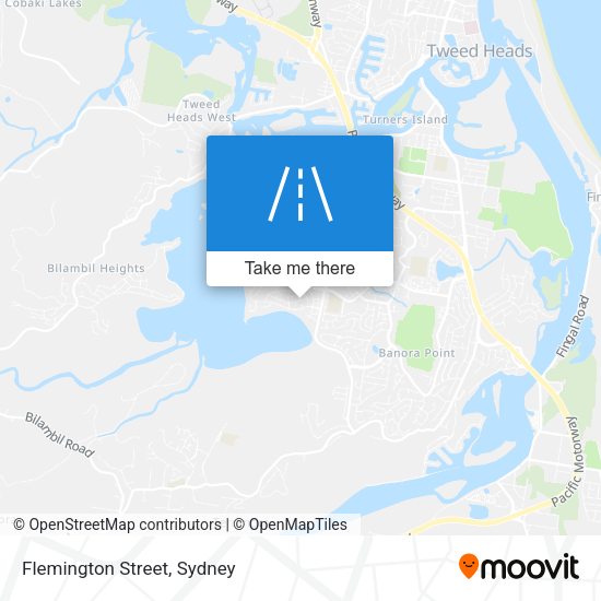 Flemington Street map
