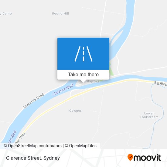Clarence Street map