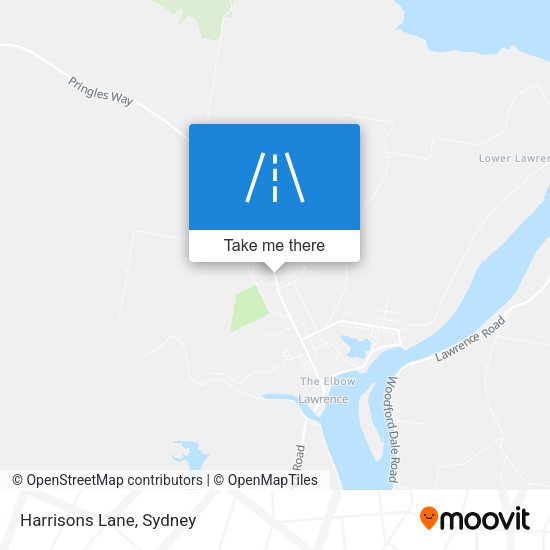 Harrisons Lane map