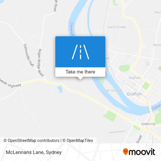 McLennans Lane map