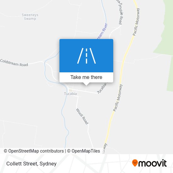 Collett Street map