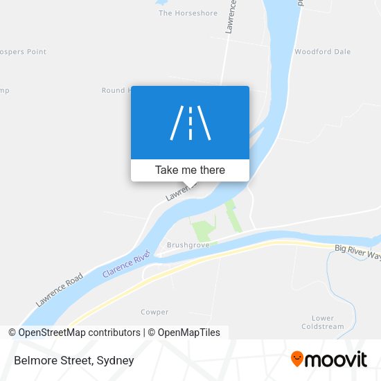Belmore Street map