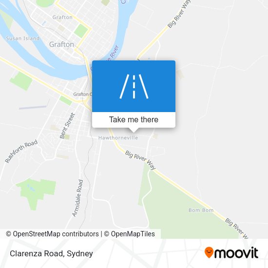 Clarenza Road map