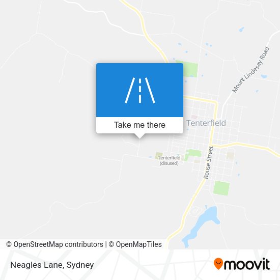 Neagles Lane map