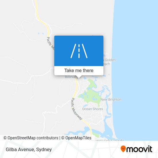 Gilba Avenue map