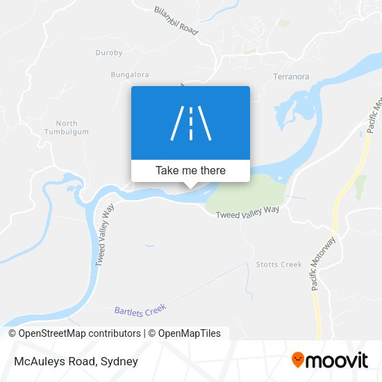 McAuleys Road map