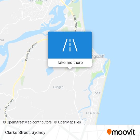 Clarke Street map