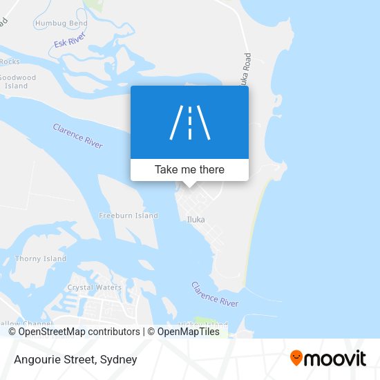 Angourie Street map