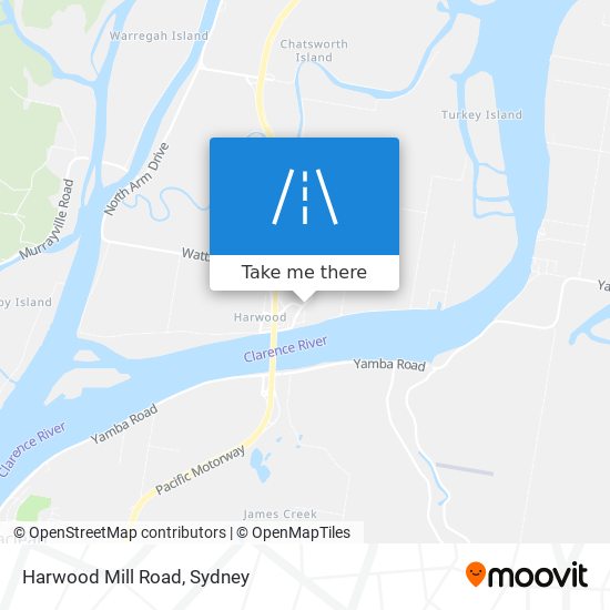 Harwood Mill Road map