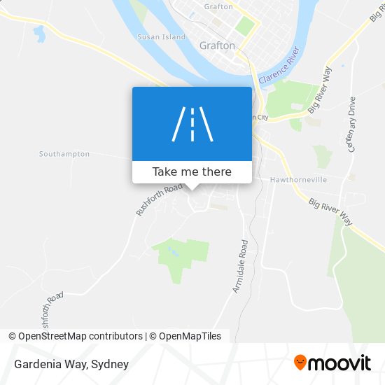 Gardenia Way map