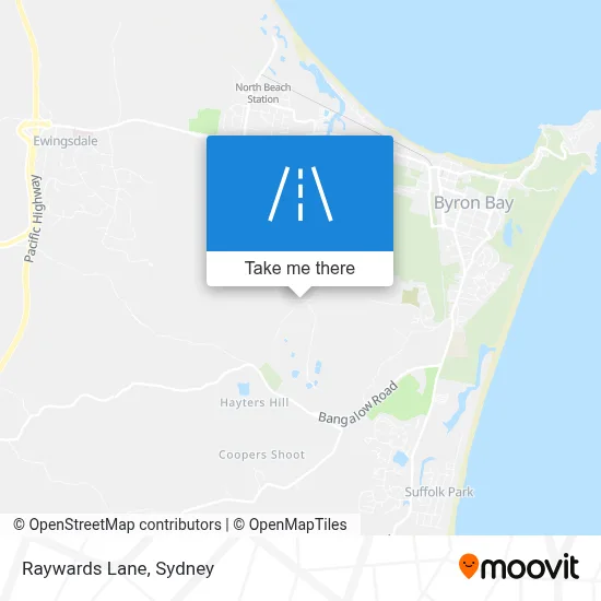Mapa Raywards Lane