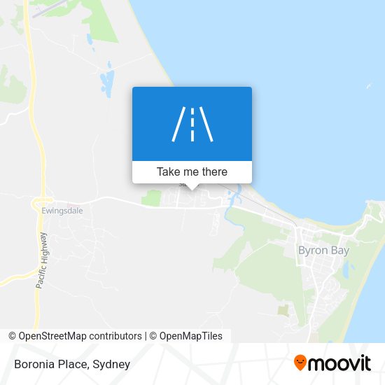 Boronia Place map