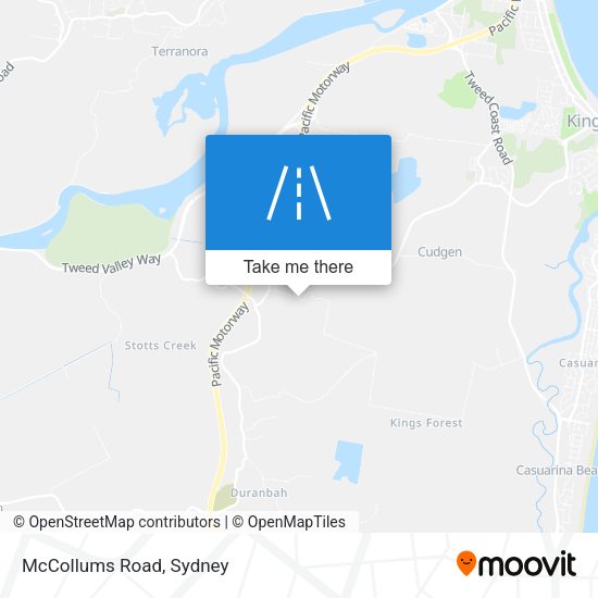 McCollums Road map