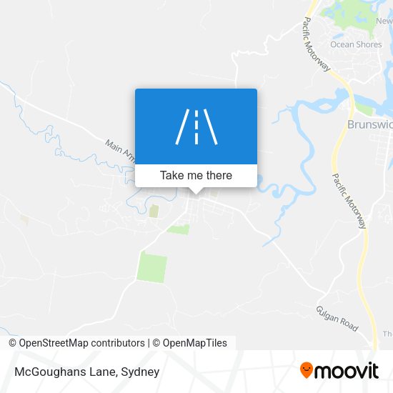 McGoughans Lane map