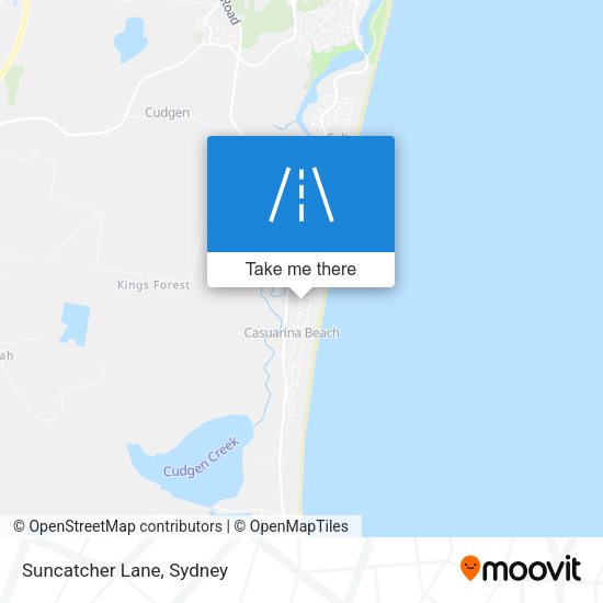 Suncatcher Lane map