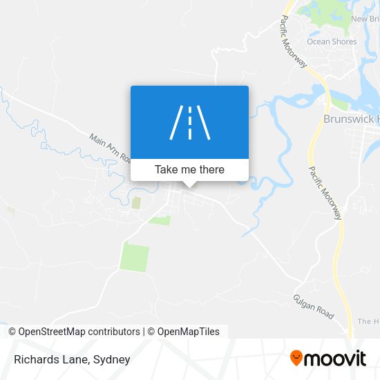 Richards Lane map