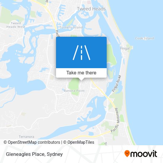 Gleneagles Place map