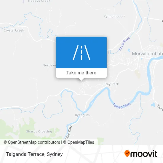 Mapa Talganda Terrace