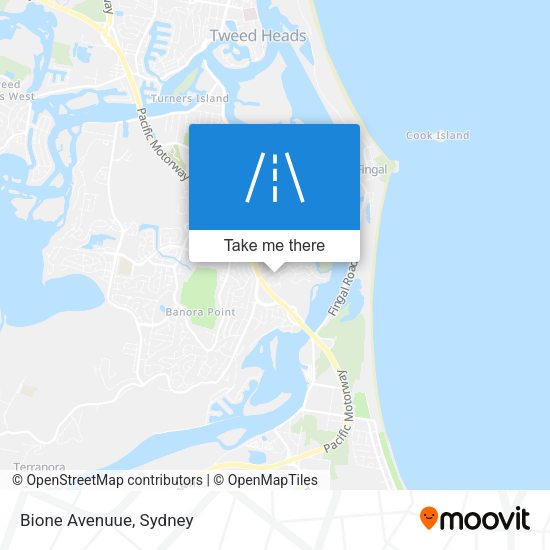 Bione Avenuue map