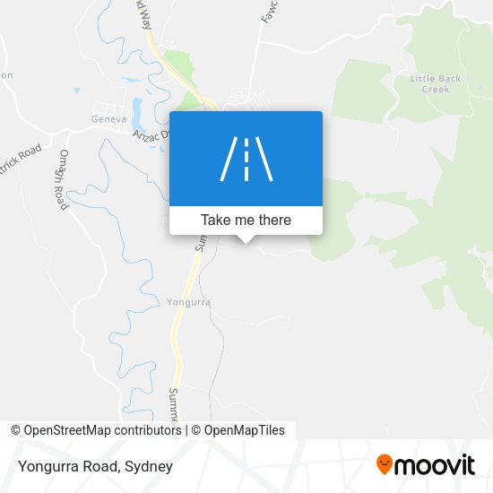Yongurra Road map