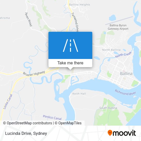 Lucinda Drive map