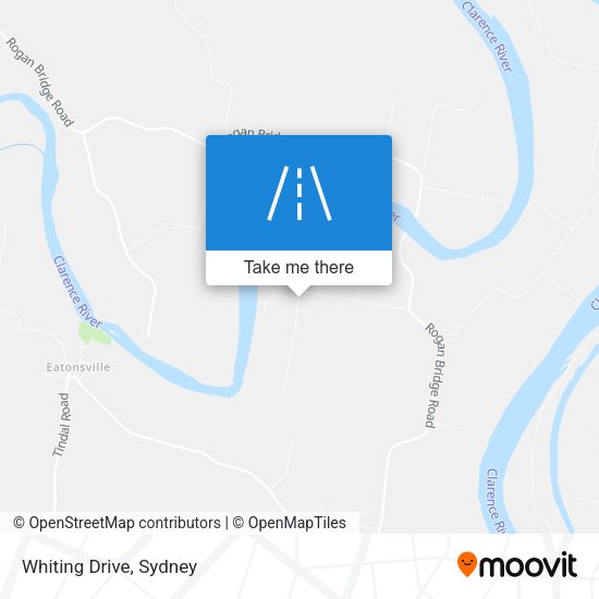 Whiting Drive map