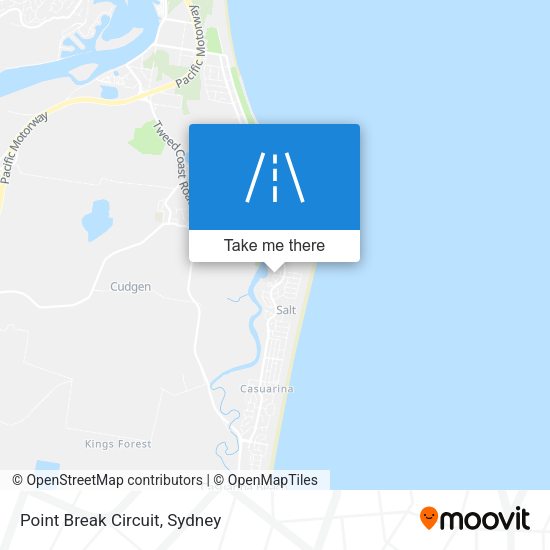 Point Break Circuit map